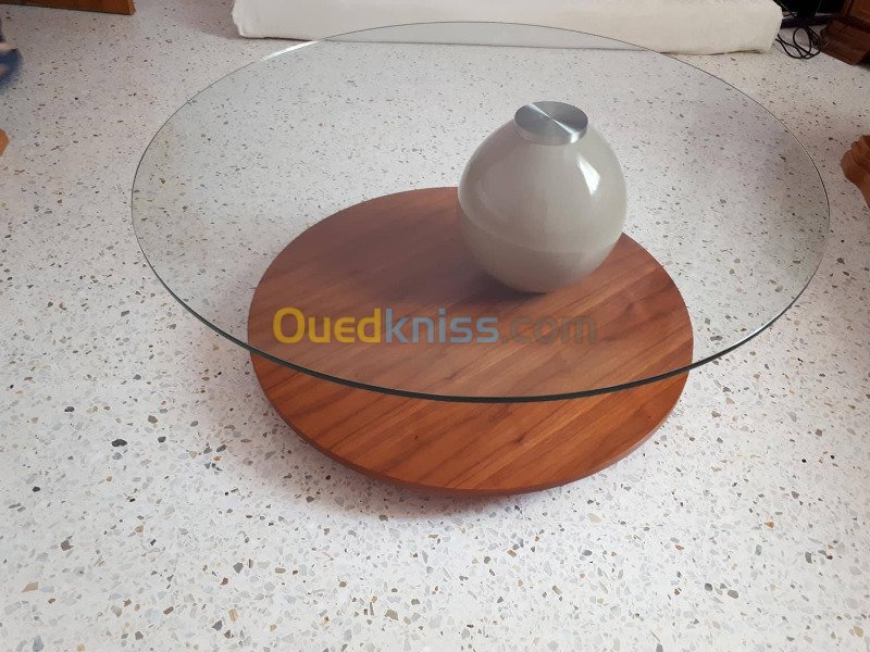 Table basse bois ouedkniss