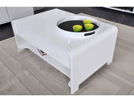 Table basse ub design san francisco blanche