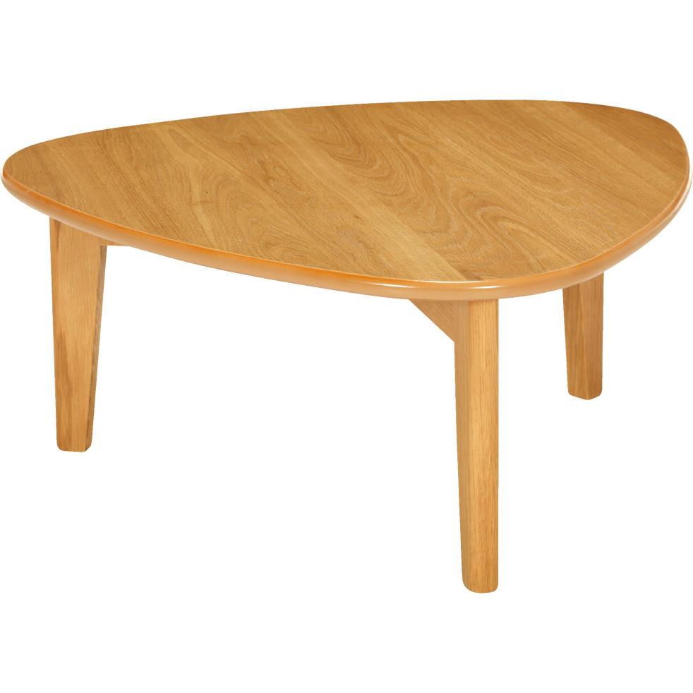 Siwa table basse vintage scandinave en chêne 60 cm
