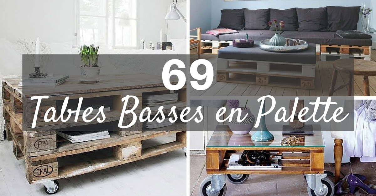 Fabriquer une table basse palette