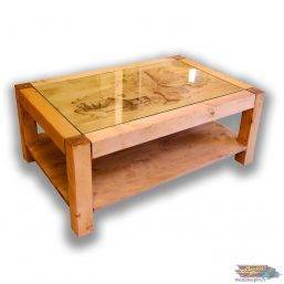 Table basse en bois montagne