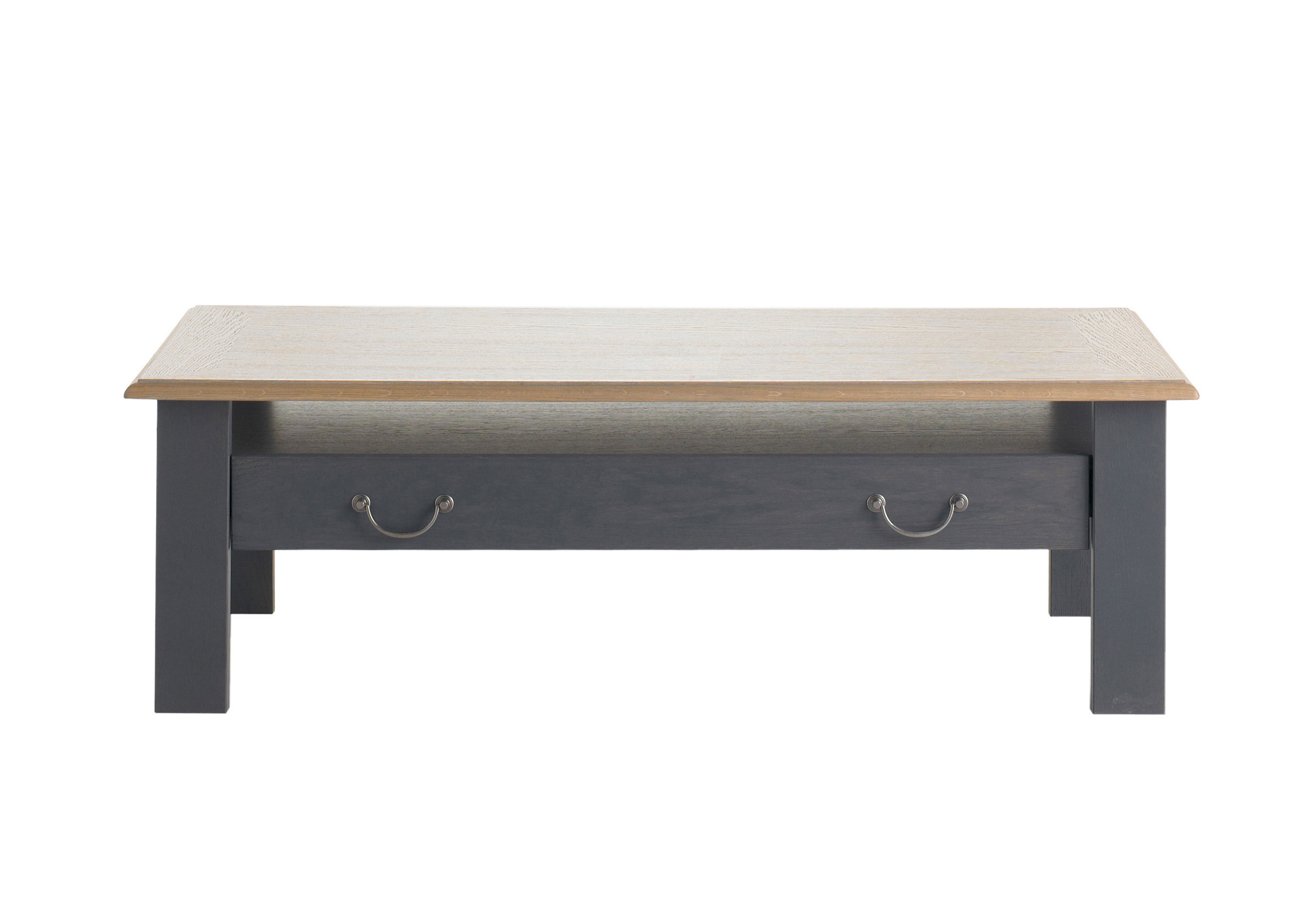 Table basse bicolore bois
