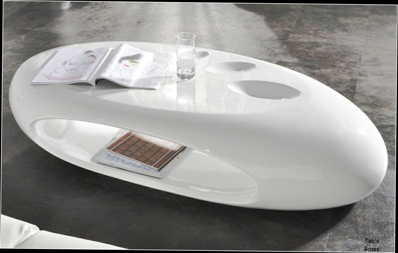 Table basse alinea laquee