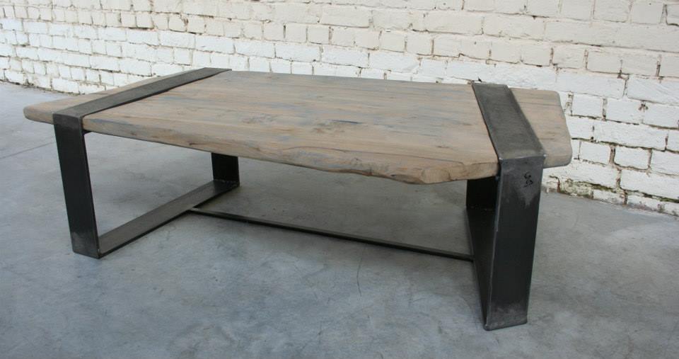 Plateau en bois table basse