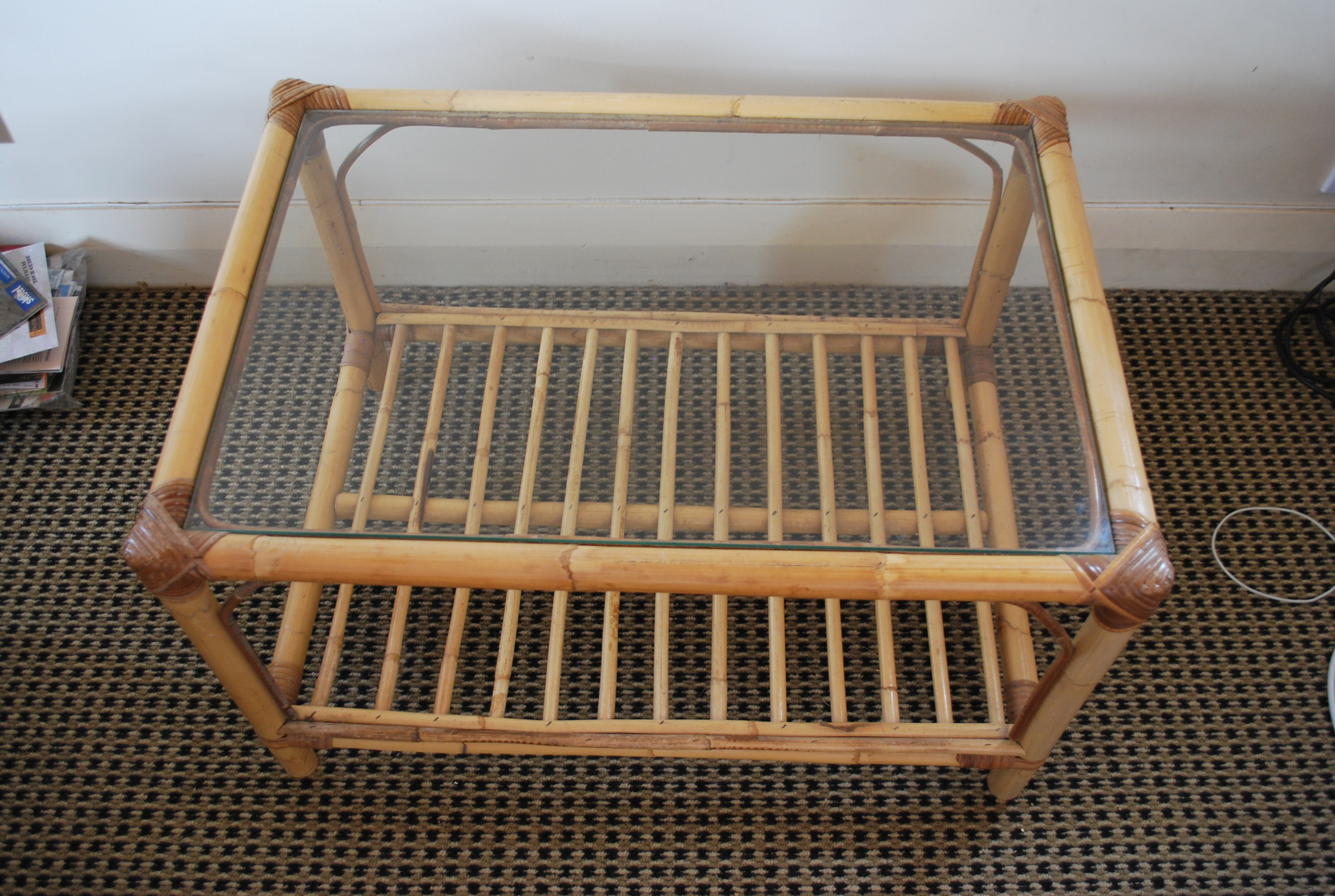 Table basse osier