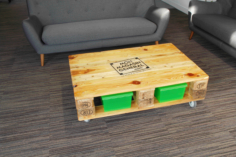 Fabriquer une table basse avec des palette