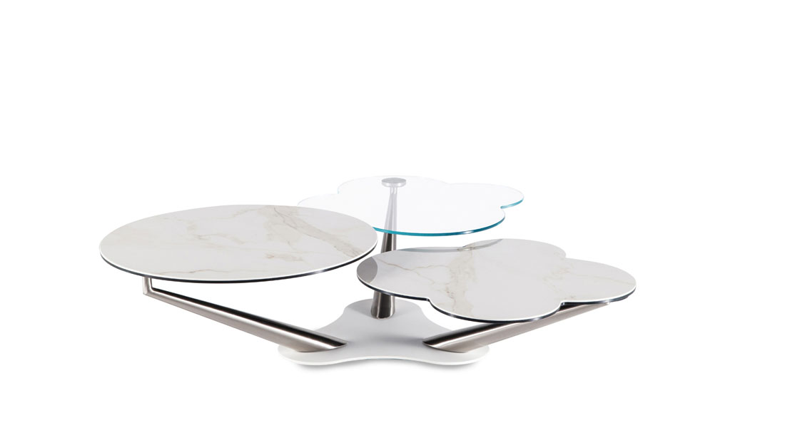 Table basse en verre fabrication italienne