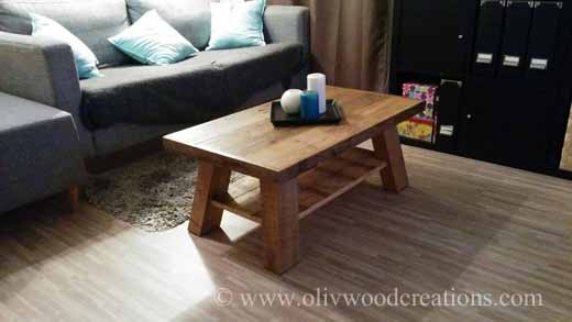 Table basse en bois de palette