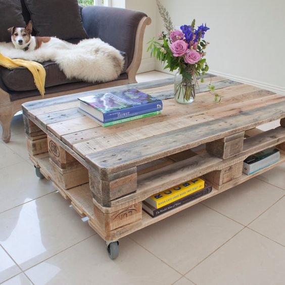 Modele table basse palette