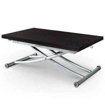 Table basse relevable duke noir mat