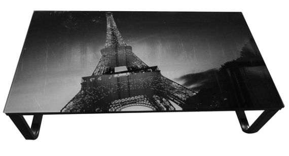 Table basse en verre kreabel