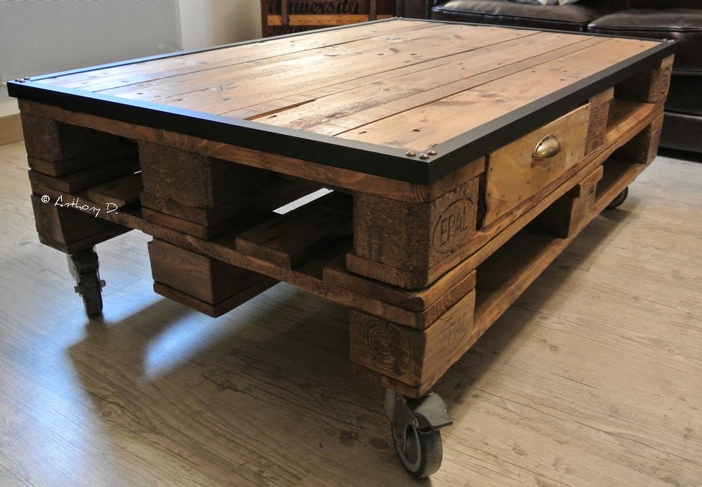Table basse palette materiel