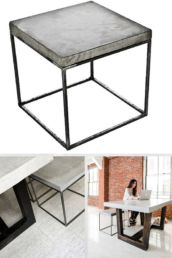 Idee table basse industrielle