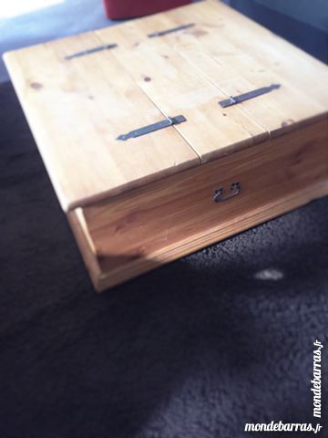 Table basse coffre cocktail scandinave