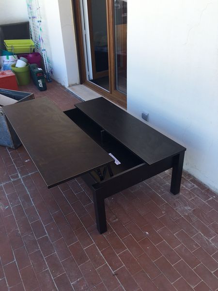 Table basse ikea relevable