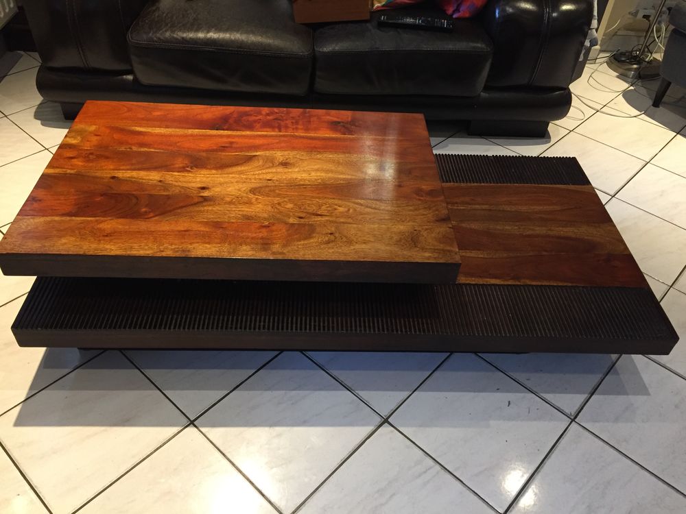 Table basse bois occasion