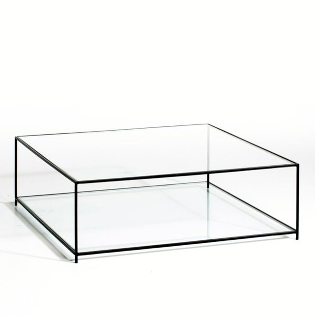 Table basse en verre trempé