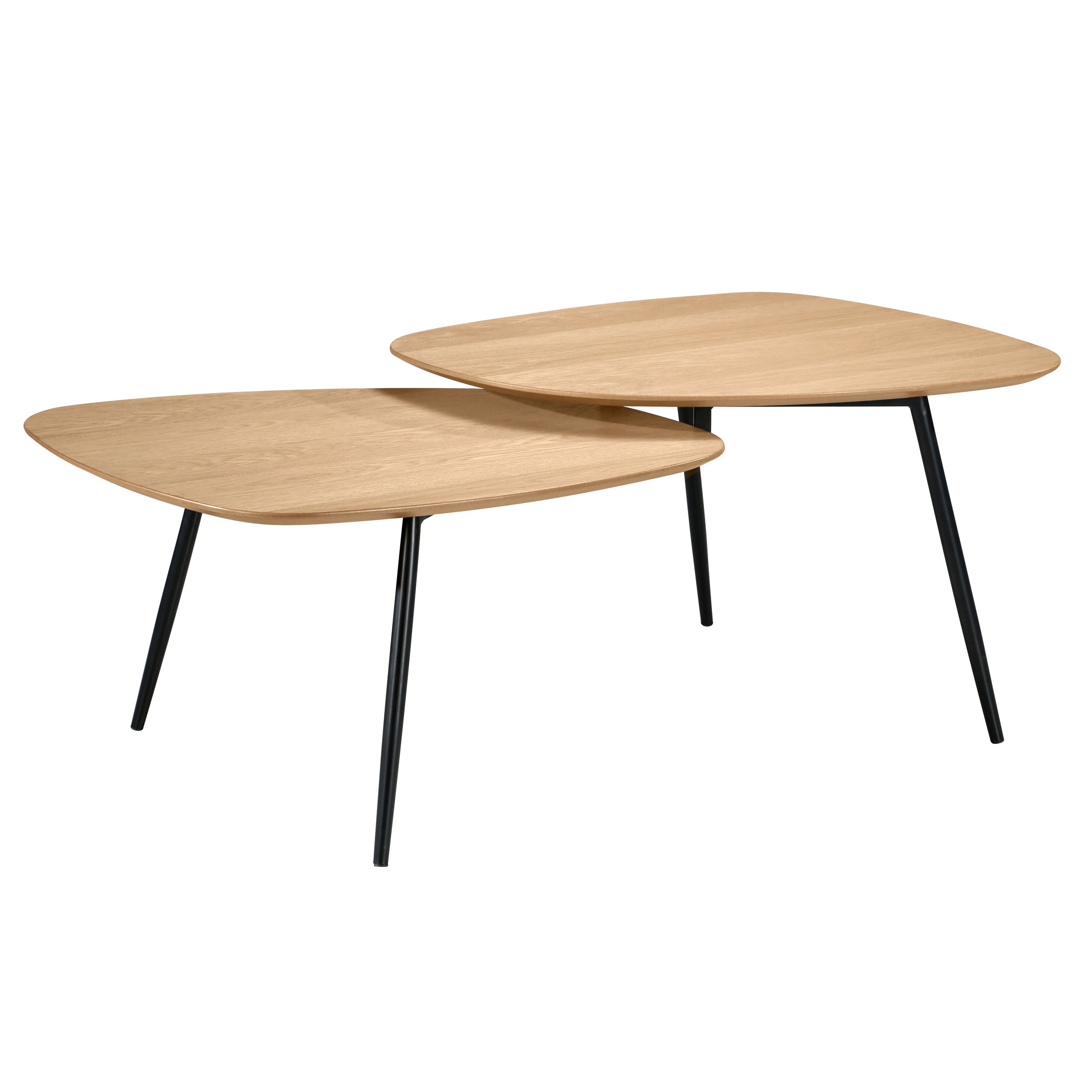 Table basse bois métal scandinave