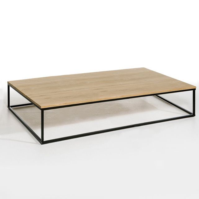 Table basse bois style contemporain