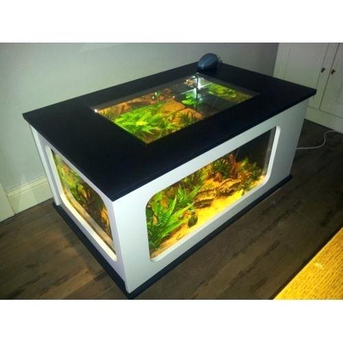 Table basse aquarium sans fil