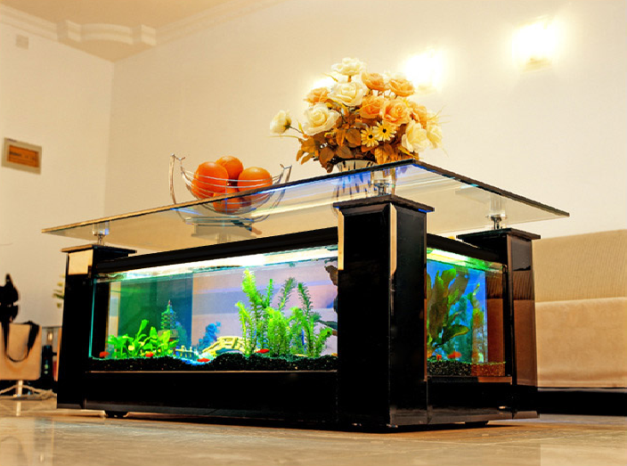 Acheter une table basse aquarium