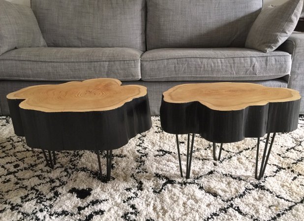 Rondin de bois pour table basse