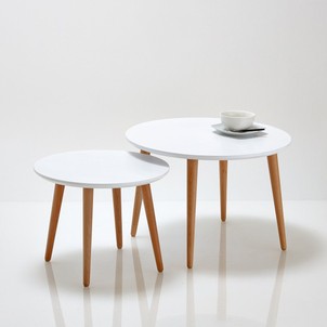Table basse scandinave reglable