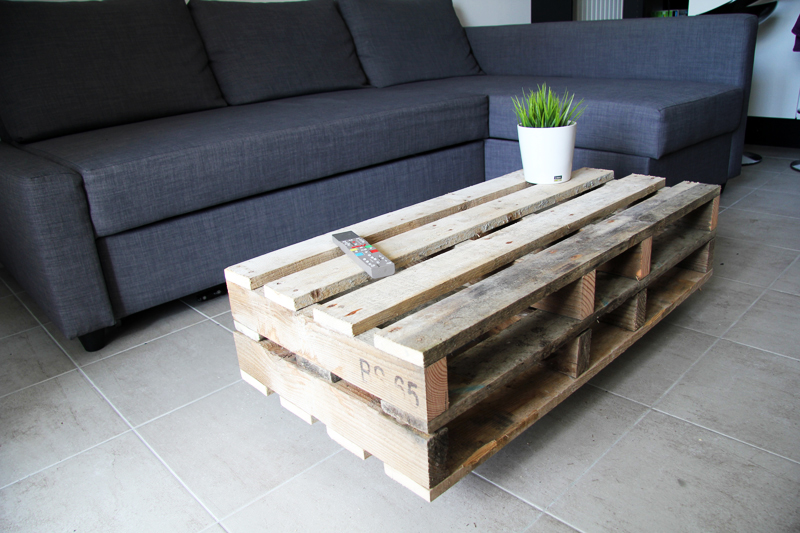 Fabriquer une table basse avec palette