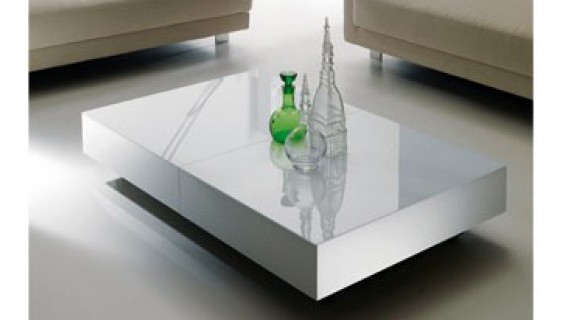 Table basse cube relevable
