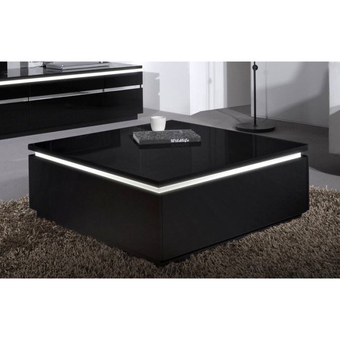 Table basse pas cher noir