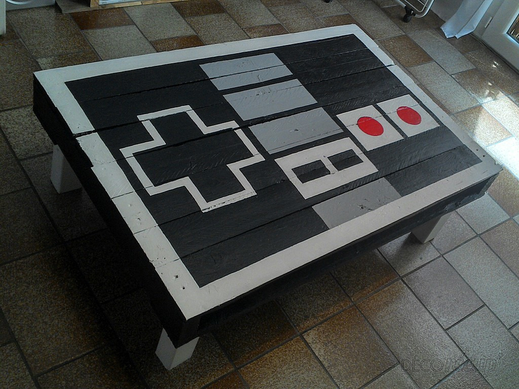 Table basse palette nintendo
