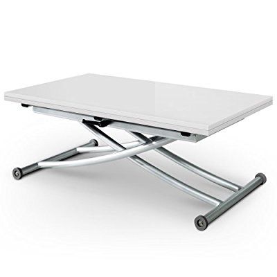 Table basse relevable 100x100