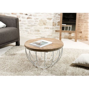 Table basse bois naturelle