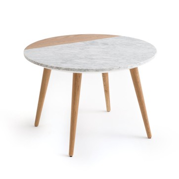 Table basse marbre blanc maison du monde