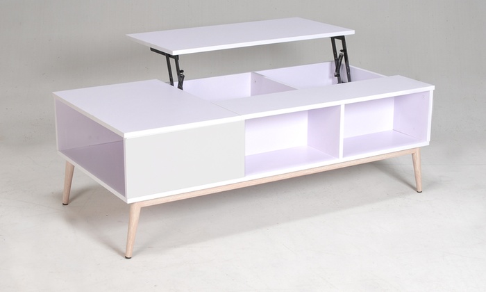 Table basse relevable scandinave groupon