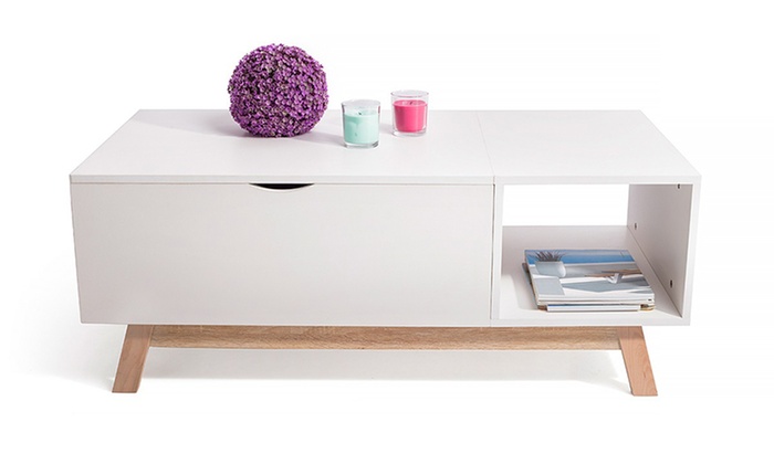 Table basse modulable scandinave
