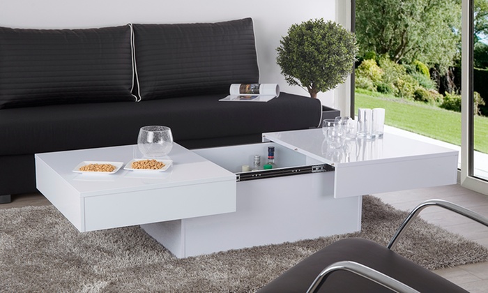 Table basse design groupon