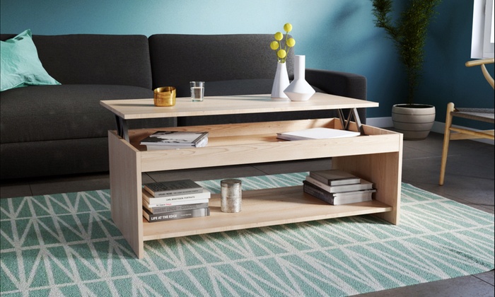Groupon table basse relevable