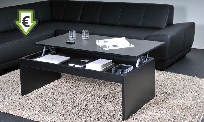 Table basse relevable 120 cm
