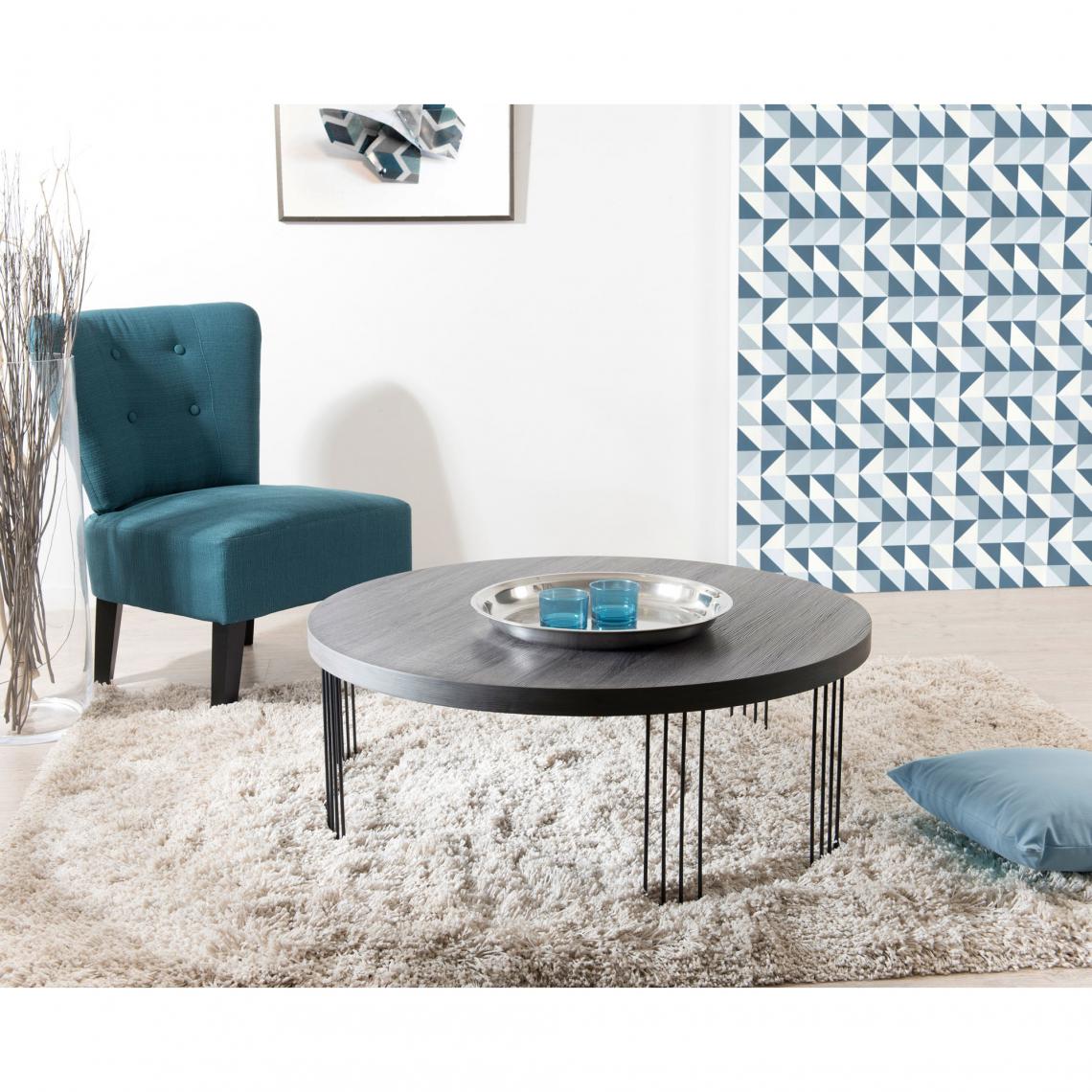 Table basse ronde 3 suisses