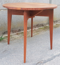 Table basse bois naturel années 20-30
