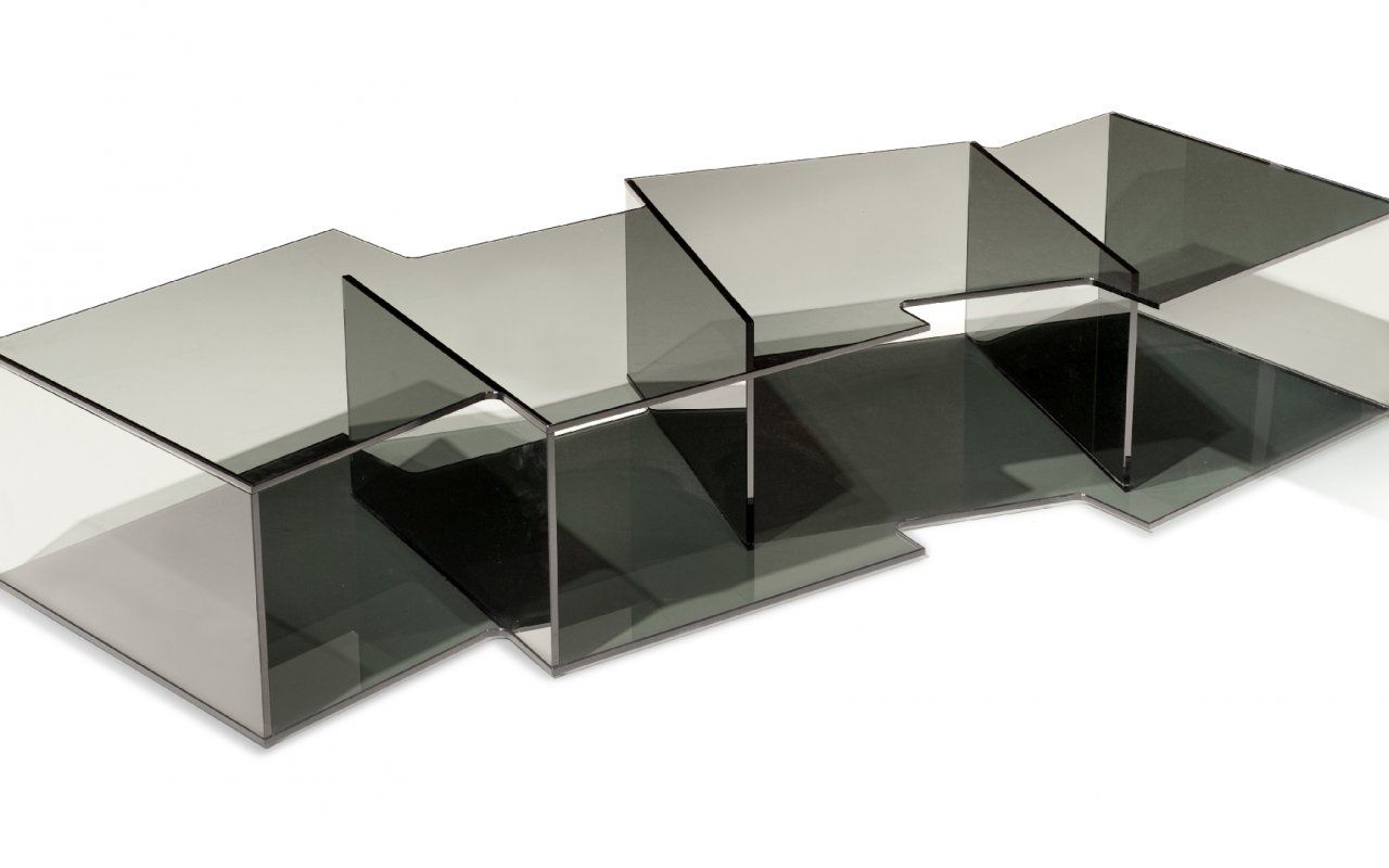 Table basse carrée zen palissandre