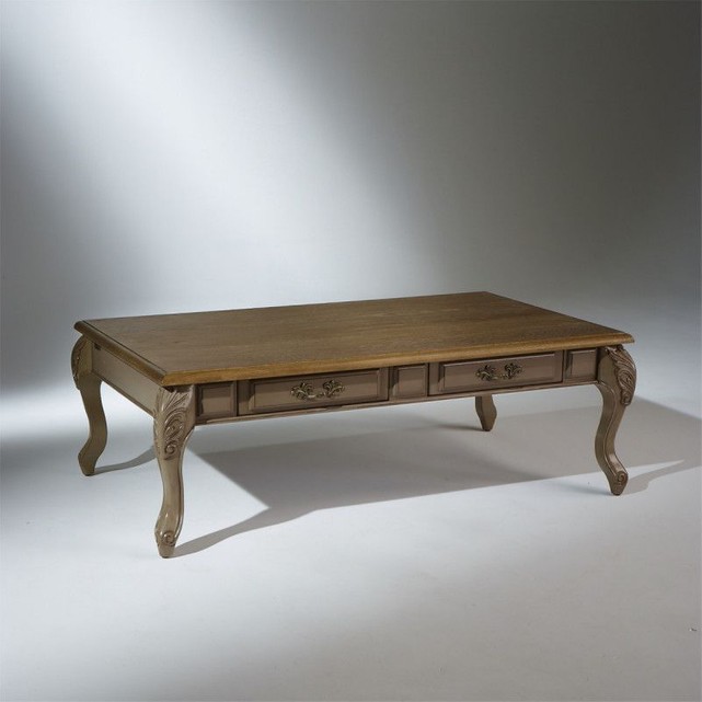 Patiner table basse bois