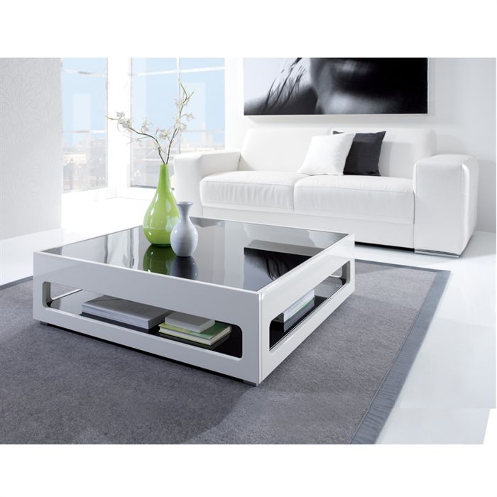 Table basse carre plateau relevable