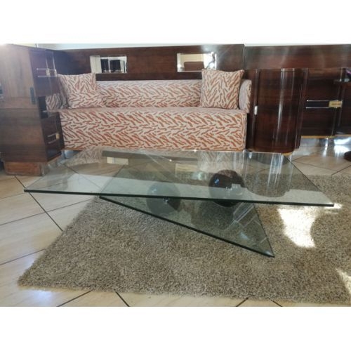 Table basse rangement relevable