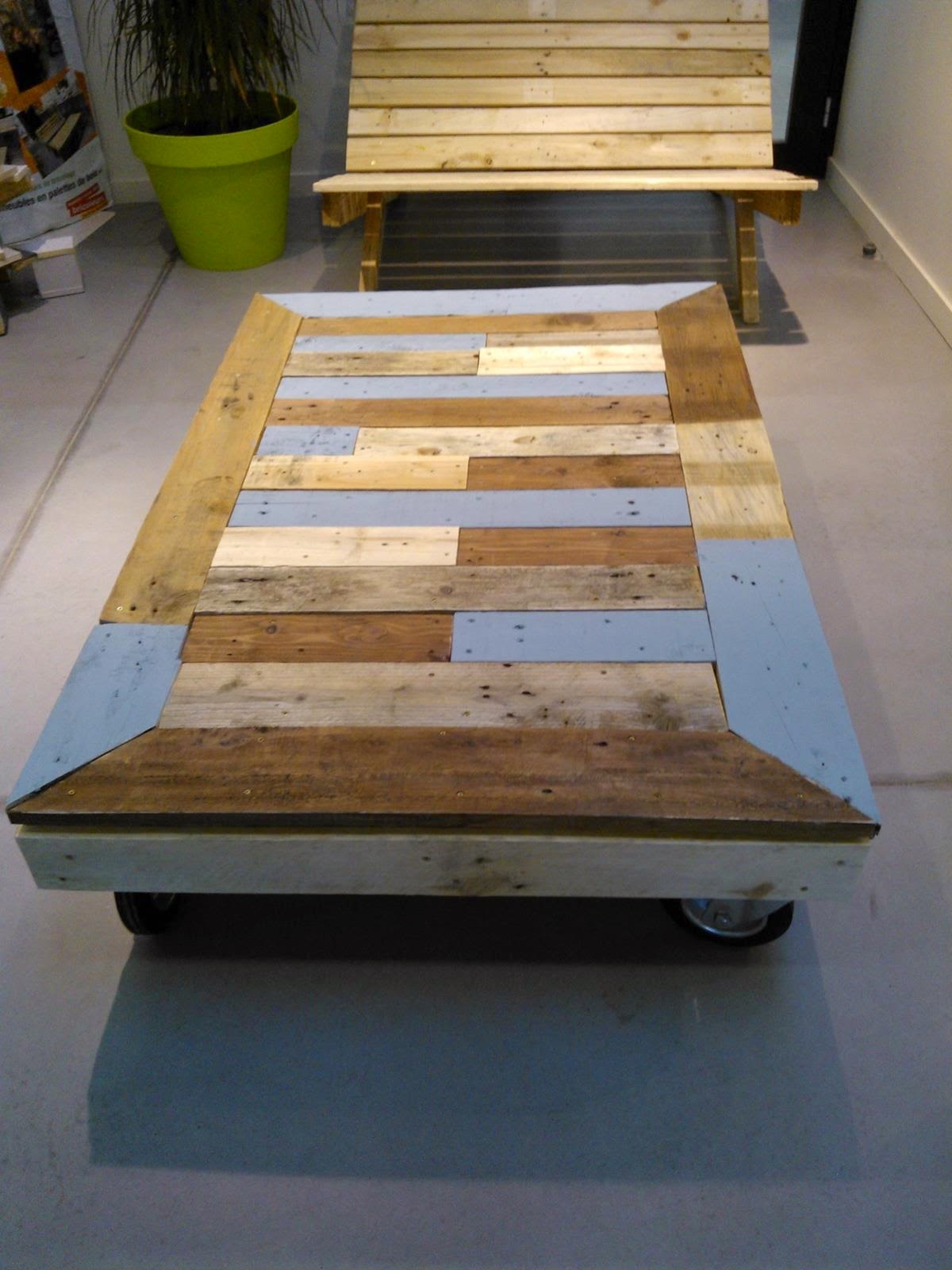 Leroy merlin table basse palette