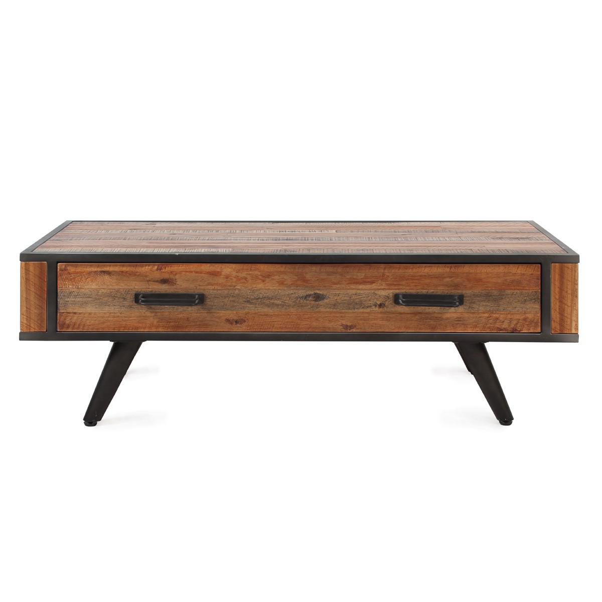 Table basse bois tiroirs