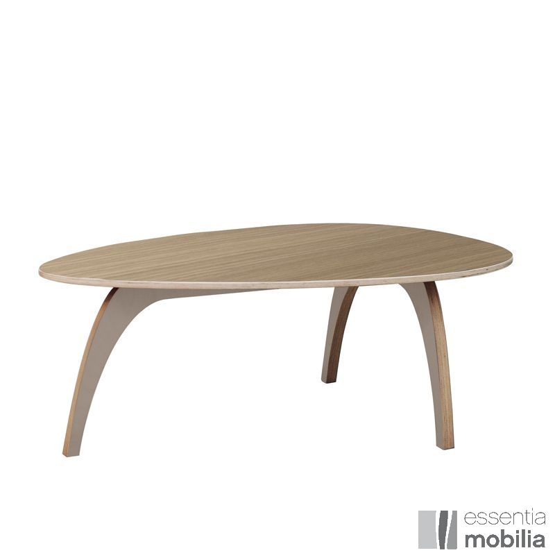 Grande table basse bois et metal