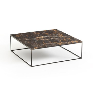 Table basse scandinave effet marbre