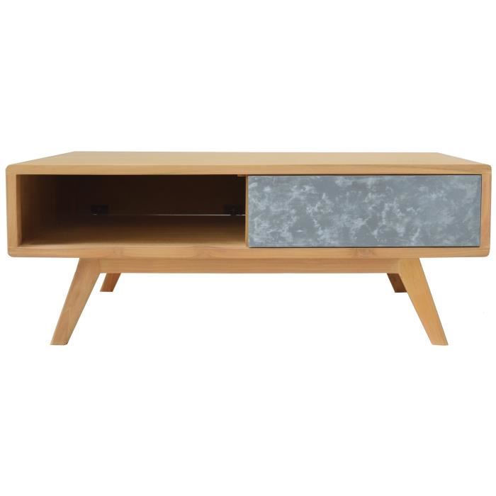 Table basse scandinave 120 cm